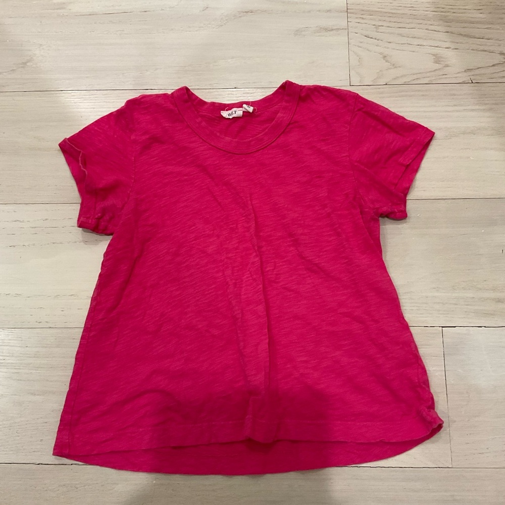 Wilt Bright Pink Short Sleeve Crew Tee